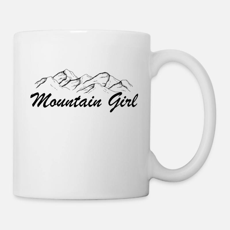 Bergmädchen - Tasse - Weiß