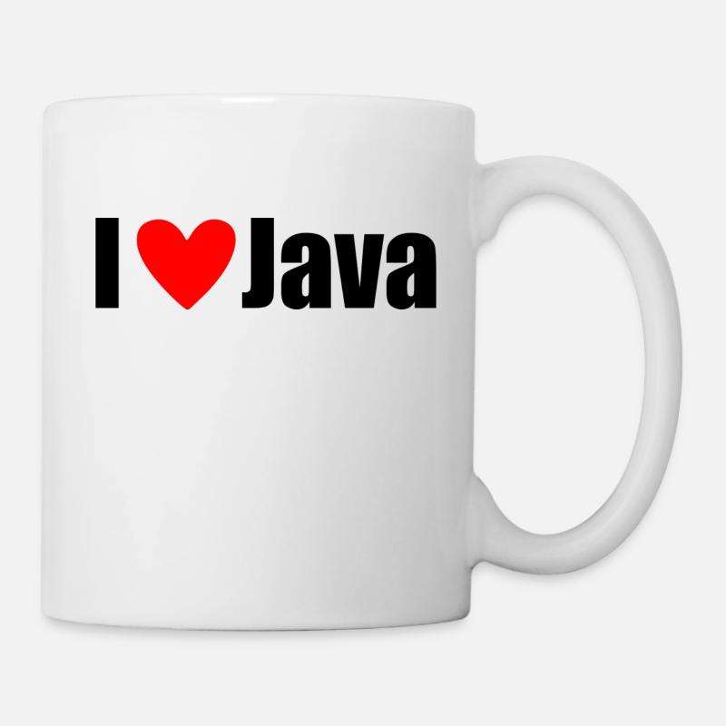 J'AIME Java - Mug blanc - blanc