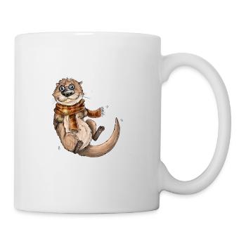 otter - Tasse - Weiß - Rechts