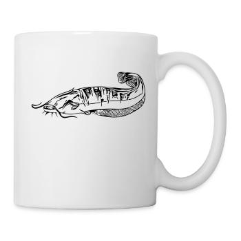 Catfish - catfish fishing - Mug - white - Right