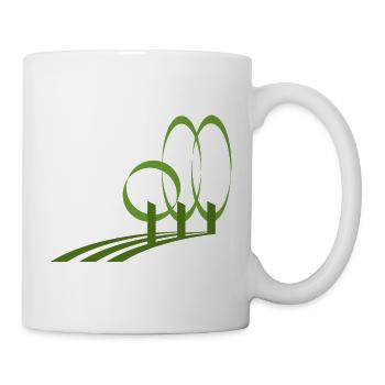Des arbres - Mug blanc - blanc - Droite