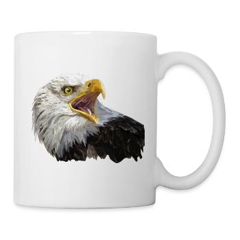 Weißkopfseeadler - Tasse - Weiß - Rechts