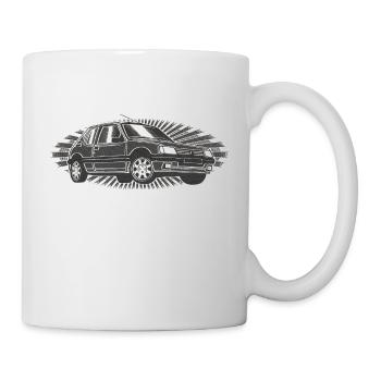 205 vintage stamp - Mug blanc - blanc - Droite