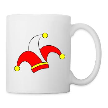 Chapeau de carnaval - Mug blanc - blanc - Droite
