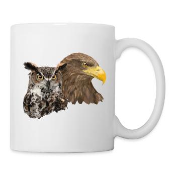 Pigargo and Owl - Mug - white - Right