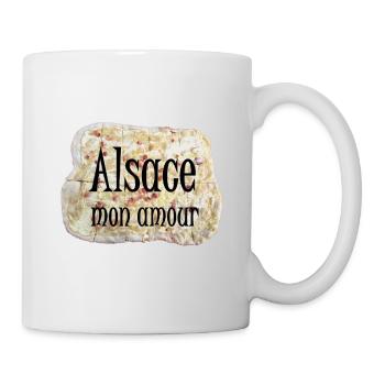 Alsace mon amour - Mug blanc - blanc - Droite