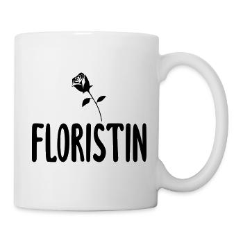 Floristin - Tasse - Weiß - Rechts