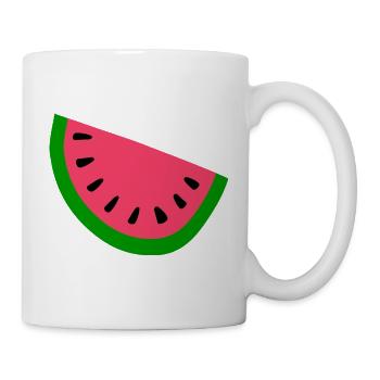 Melone - Tasse - Weiß - Rechts