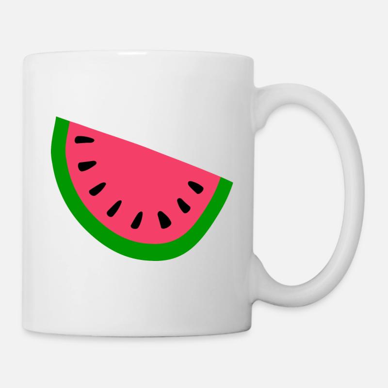 Melone - Tasse - Weiß