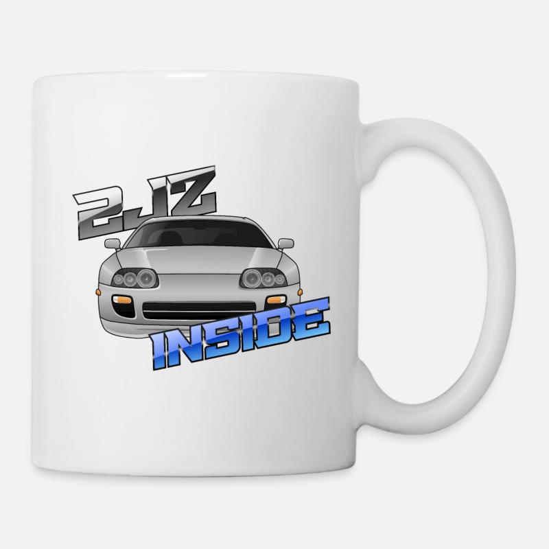 Supra 2JZ à l'intérieur (JDM) - Mug blanc - blanc