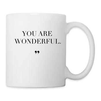 Compliment Statement Saying Gift Idea - Mug - white - Right
