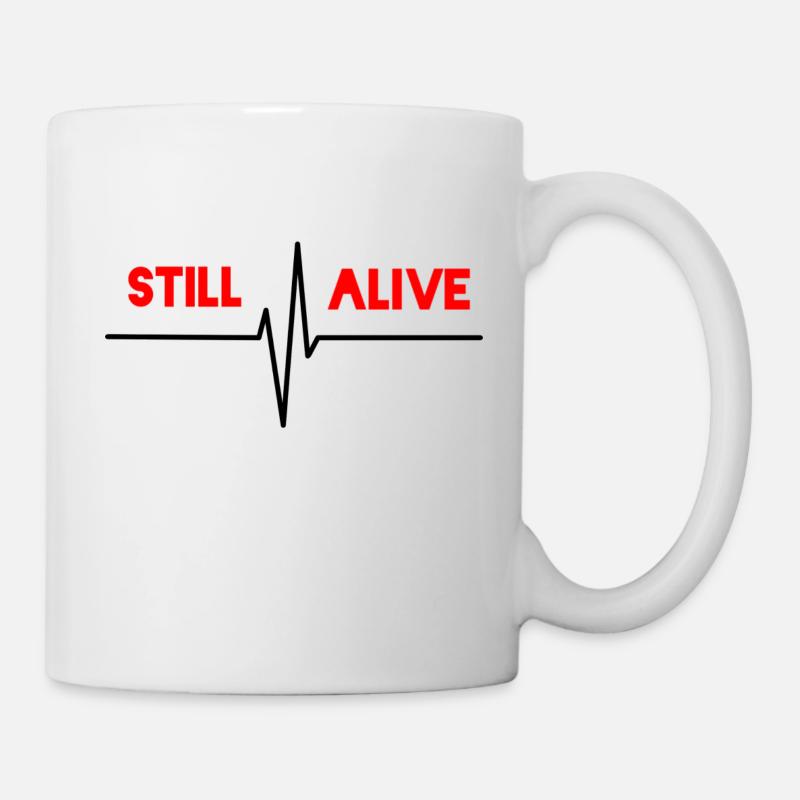 Toujours en vie - Mug blanc - blanc