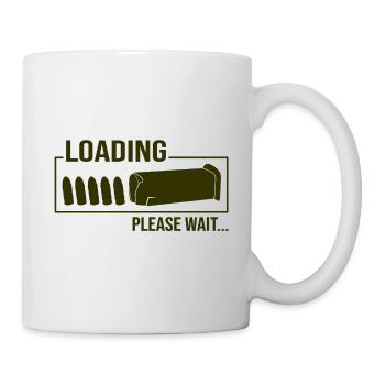 Loading Bullet Please Wait - Mug - white - Right