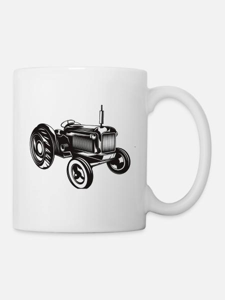 Traktor - Tasse - Weiß