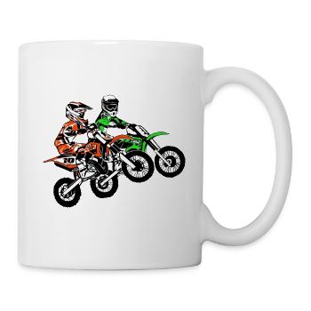 Children's motocross - KIDS MX - Mug - white - Right