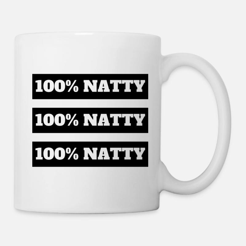 100 % Natty 3 - Mug blanc - blanc