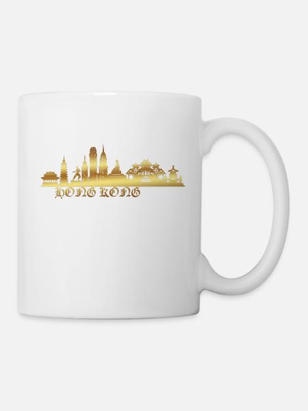Hongkong - Tasse - Weiß