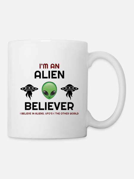 Es dreht sich alles um die Aliens, Aliens, Aliens Hoodies, - Tasse - Weiß