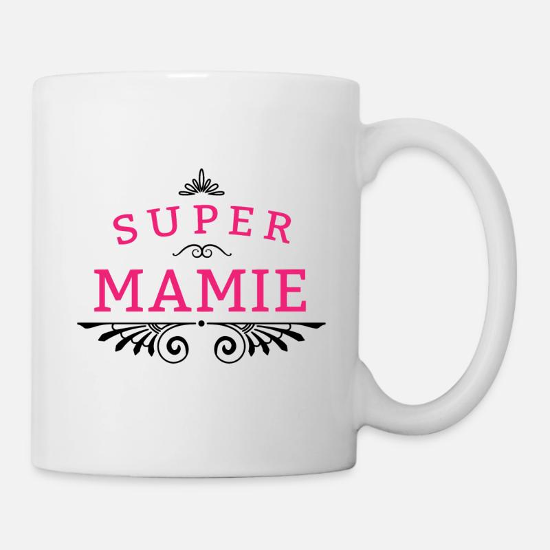 Super Mamie - Mug blanc - blanc