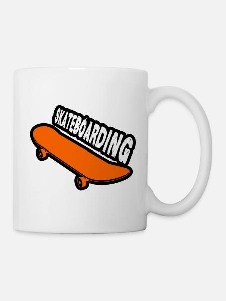 Skateboarding - Mug - white