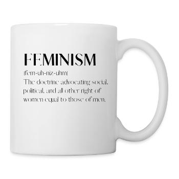 Feminism - Mug blanc - blanc - Droite