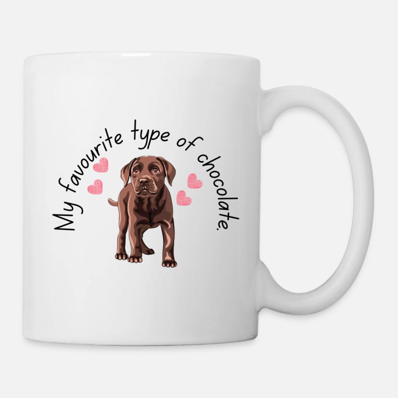 Chocolat préféré - Mug blanc - blanc