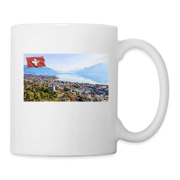 Vevey, Schweiz. - Tasse - Weiß - Rechts
