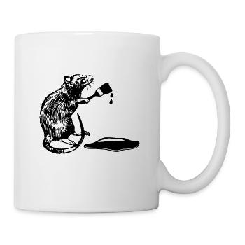 Brush Artist Rat - Mug - white - Right