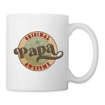 awesome Dad, Daddy, dad, Dad - Mug - white - Right