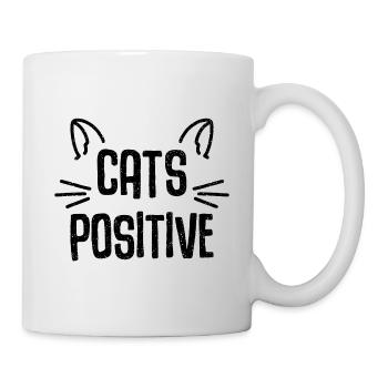 Cats Positive Cat Power Cat Cats Animal Love - Mug - white - Right
