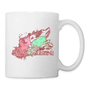 Palästina-Flagge Frei G5 - Tasse - Weiß - Rechts