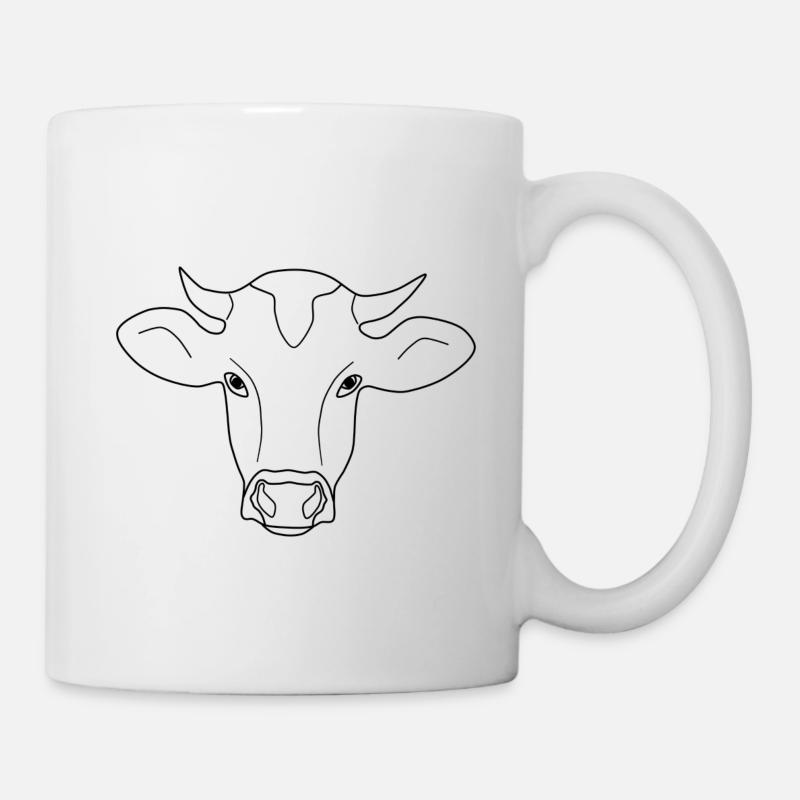 cow - Mug - white