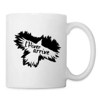 L' hiver arrive - Mug blanc - blanc - Droite