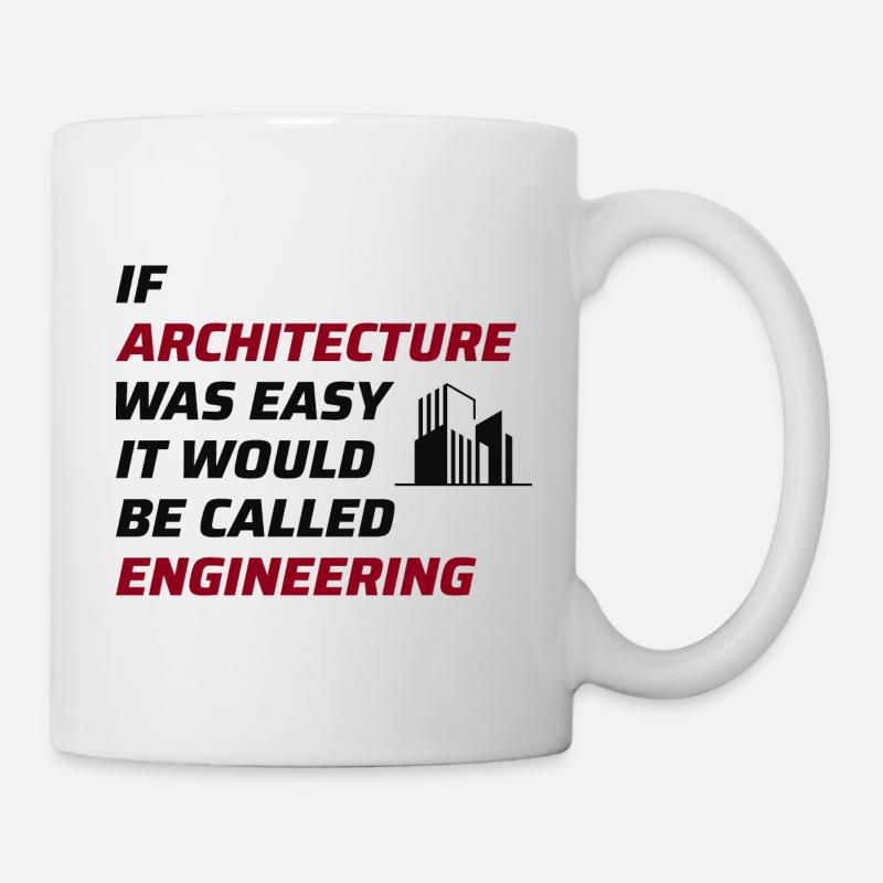Architect Architecture Student Architectural Funny - Mug - white