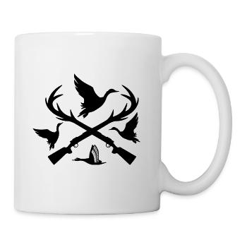 Duck hunting Duck hunting Hunter Hunting Hunting Switzerland - Mug - white - Right