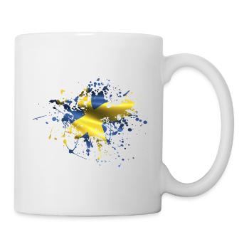 Suède Suède Pays nordiques Scandinavie Viking Graffiti - Mug blanc - blanc - Droite