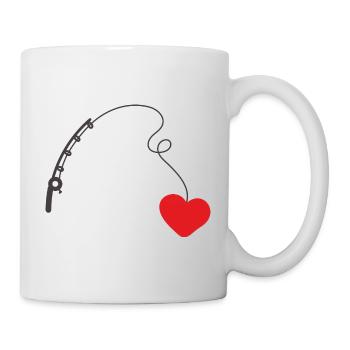 I throw out my fishing rod for love 1 - Mug - white - Right
