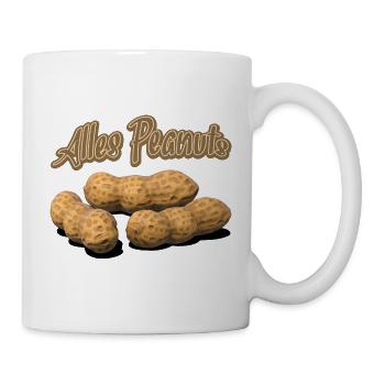Alles Peanuts - Tasse - Weiß - Rechts