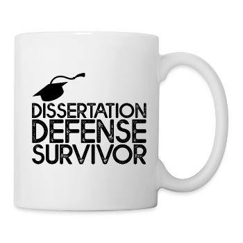 Dissertation Defense Survivor 3 - Tasse - Weiß - Rechts