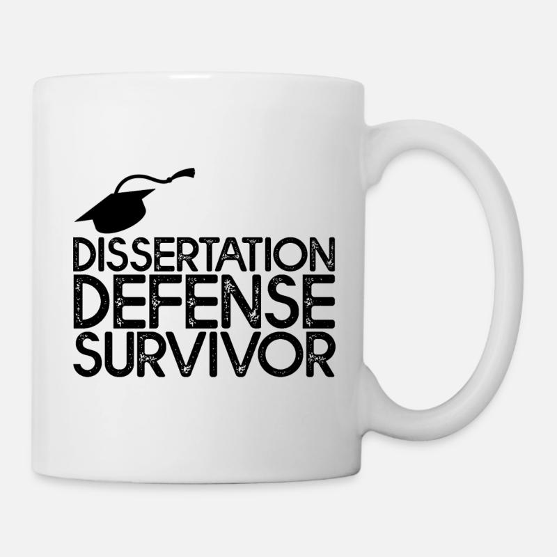 Dissertation Defense Survivor 3 - Tasse - Weiß