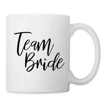 Team Bride, Junggesellinnenabschied JGA - Tasse - Weiß - Rechts