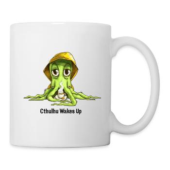 Cthulhu Coffee - Mug - white - Right