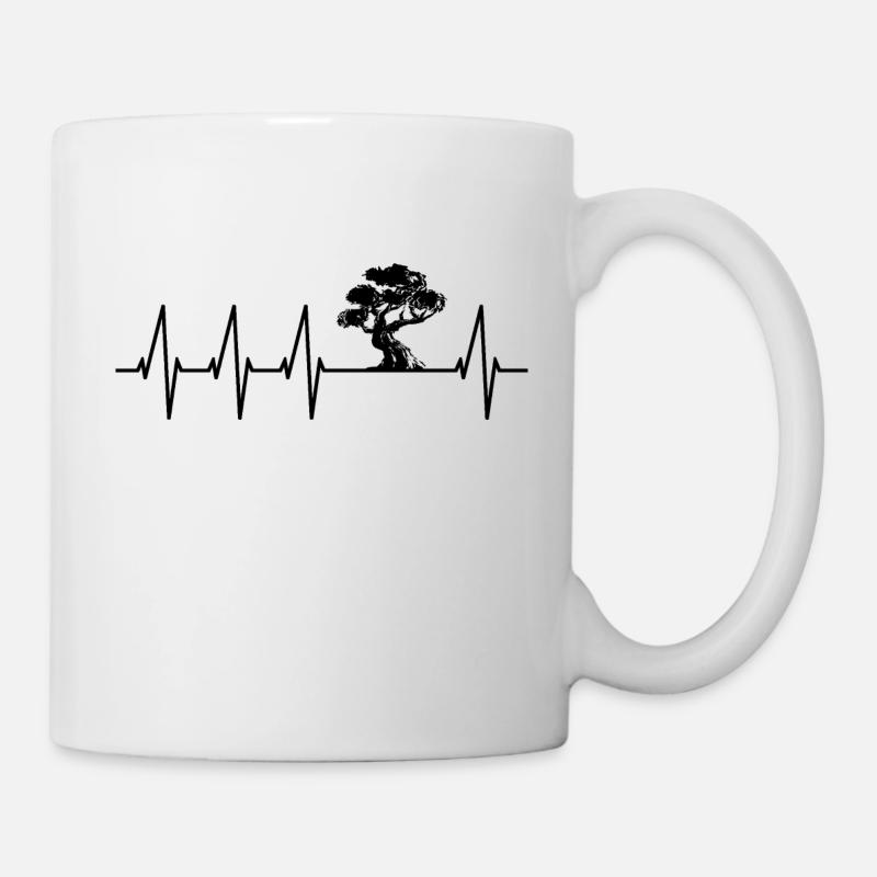 Bonsai - Tasse - Weiß
