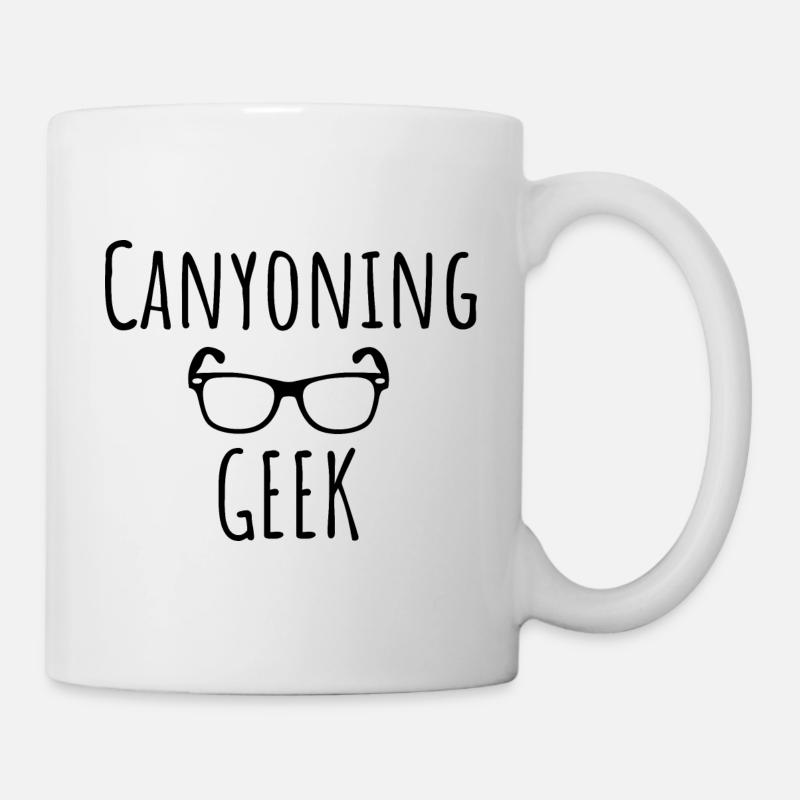 Canyoning drôle - Canyoning Geek - Mug blanc - blanc
