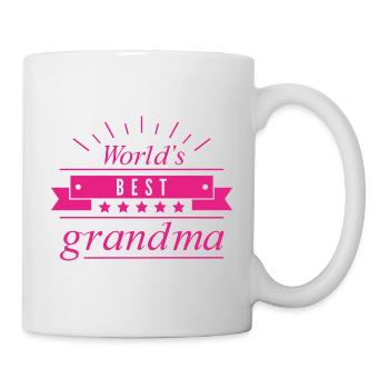 Die beste Oma der Welt - Tasse - Weiß - Rechts