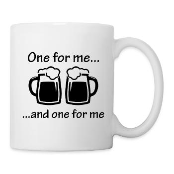 One For Me And One For Me - Mug - white - Right