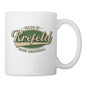 Krefeld Krefelder Original Retro - Tasse - Weiß - Rechts