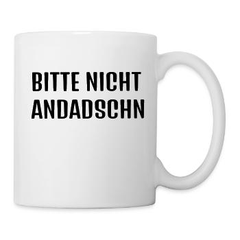 Typisch Sächsisch *andaschn* - Tasse - Weiß - Rechts