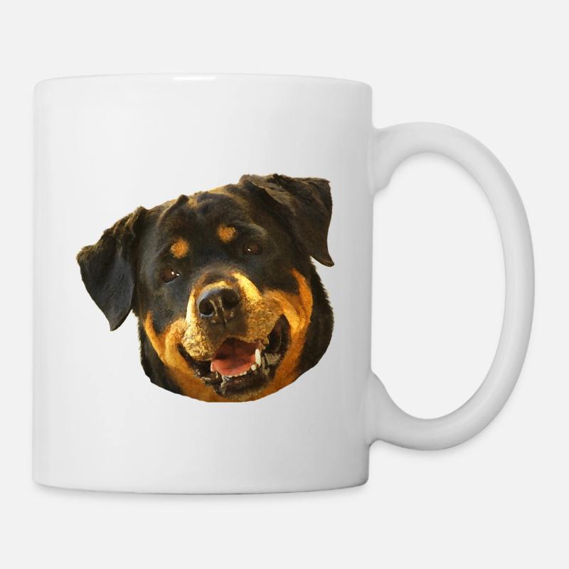 Rottweiler - Tasse - Weiß