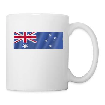 Flagge Australien - Tasse - Weiß - Rechts